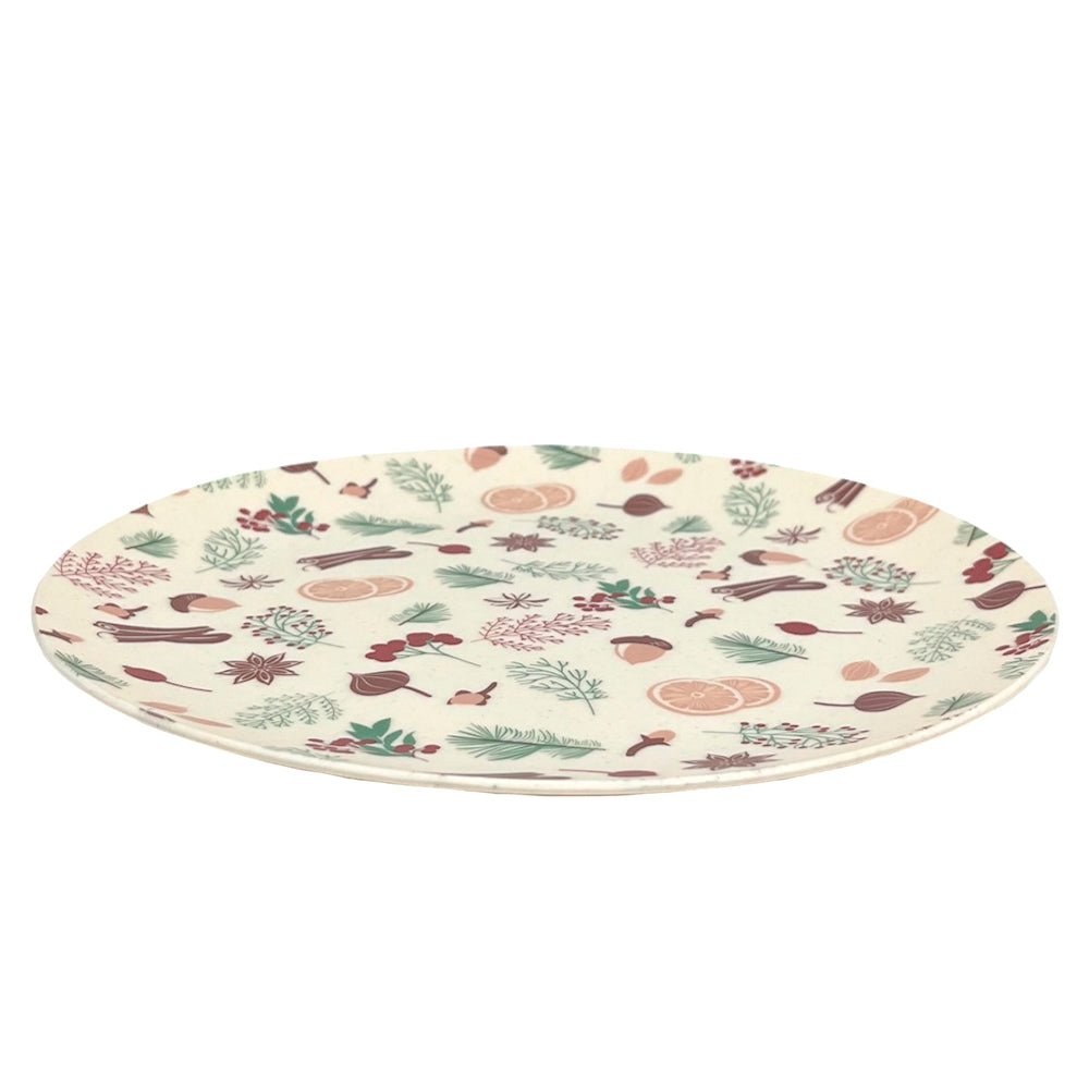 Plato De Melamina 25 CM Navidad Surtido - Christmas Elegance