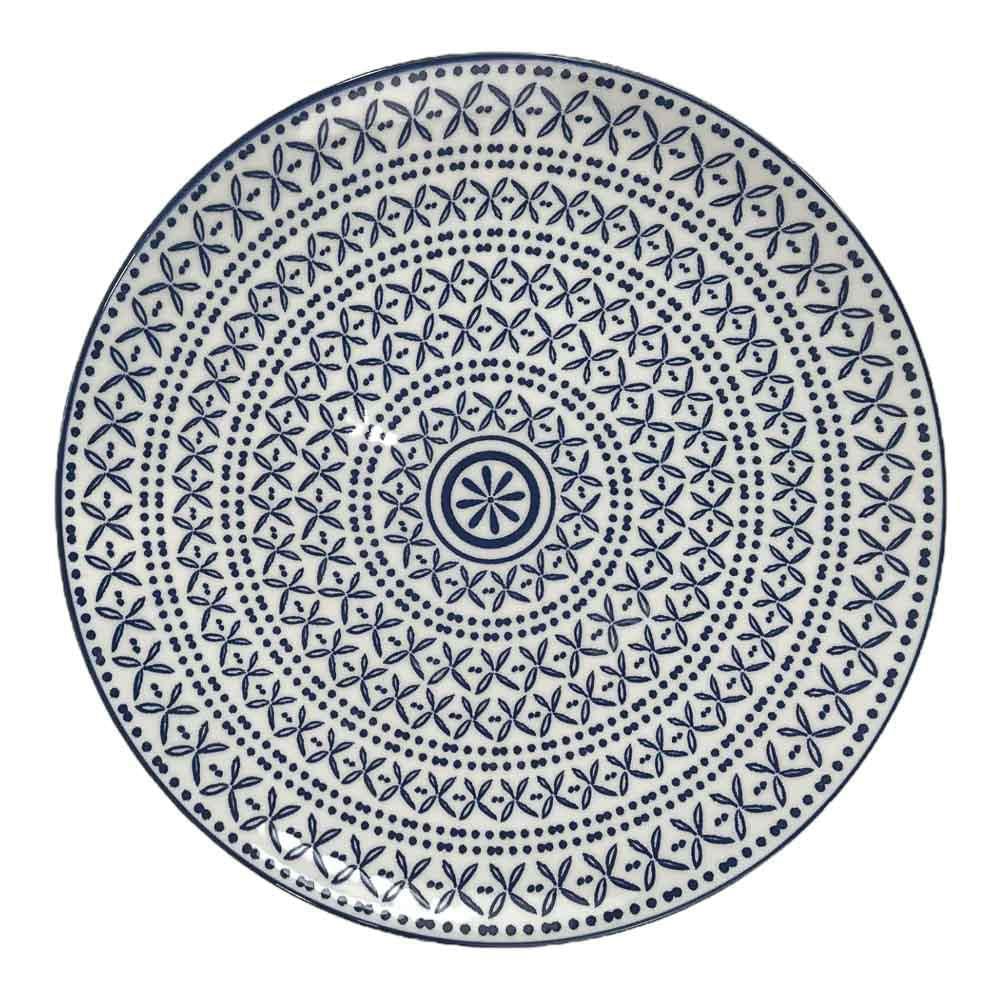 Plato Llano de Cerámica Home Elegance Estampado 8"