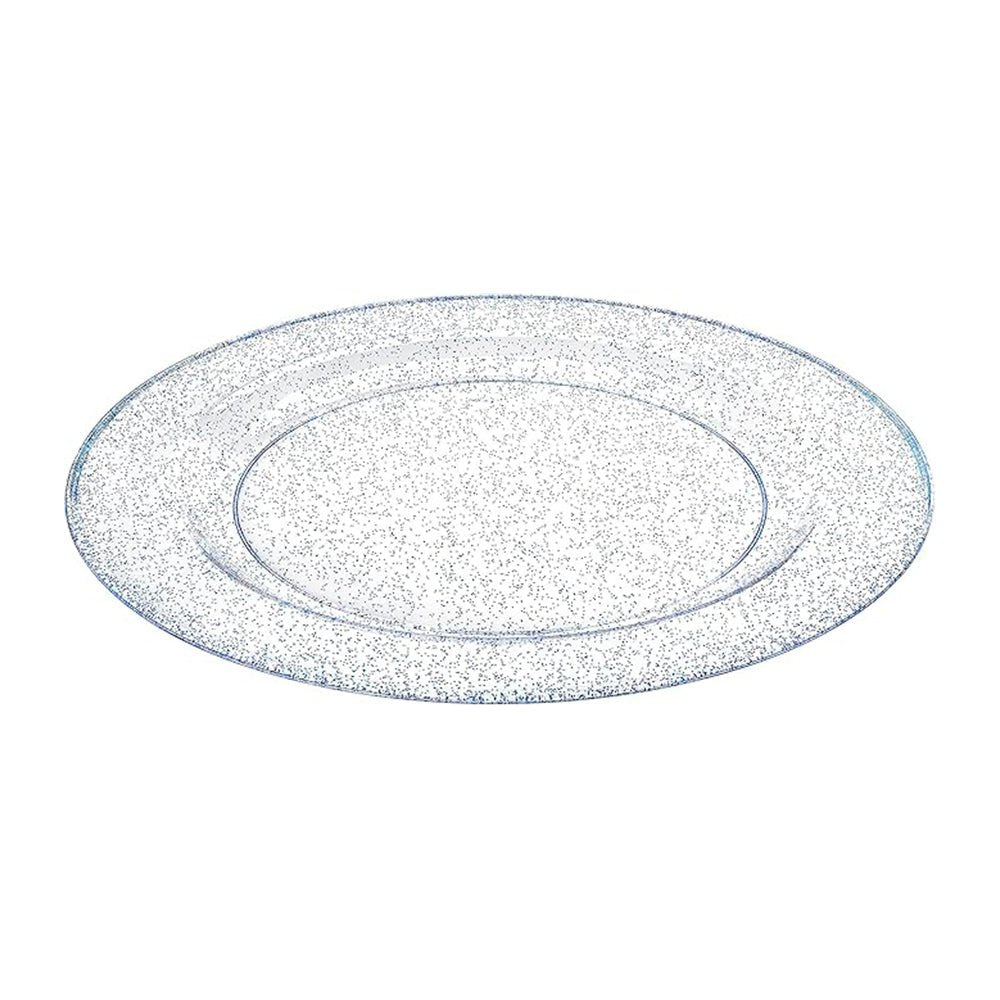 Plato Llano Plástico Lillian / 10" / Silver Glitter - Lillian - Titan.com.pa - 763615336000