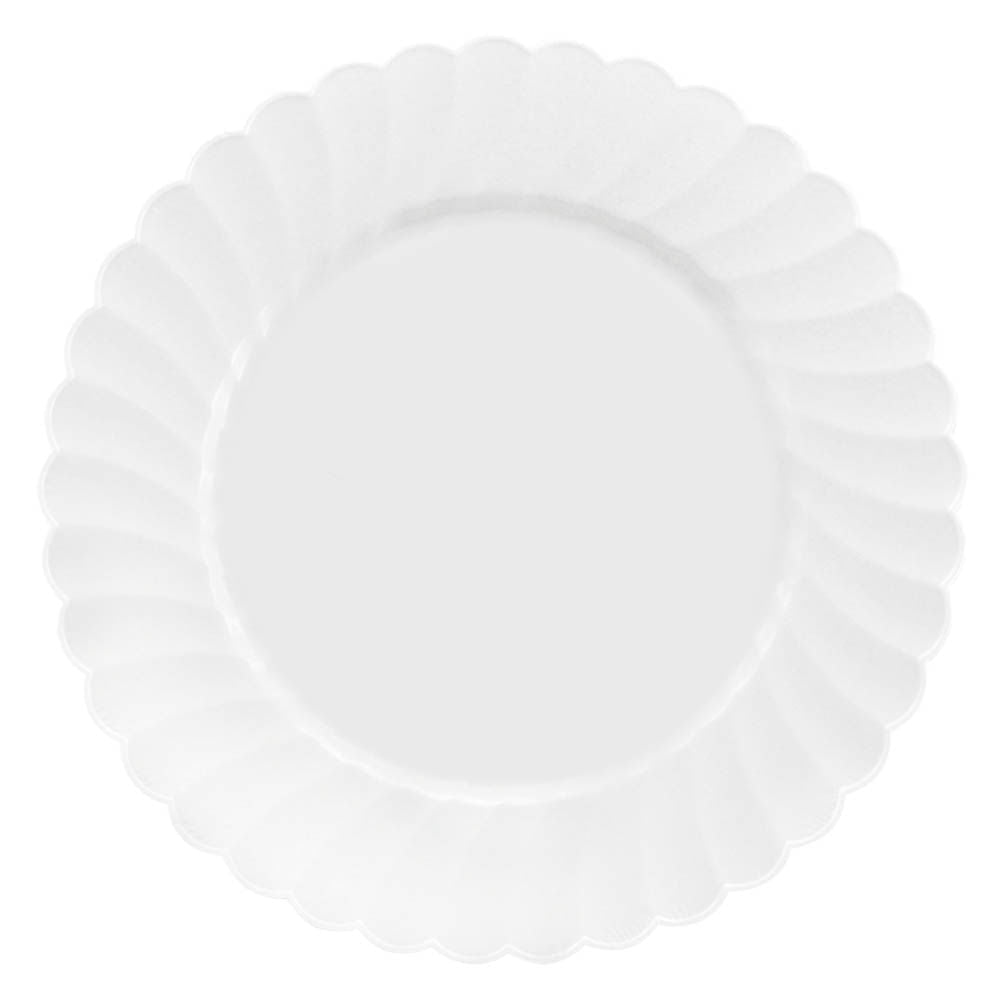 Platos Llanos 10.2" Lillian / Plástico / Set 10 Piezas / Blanco - Lillian - Titan.com.pa - 763615325905