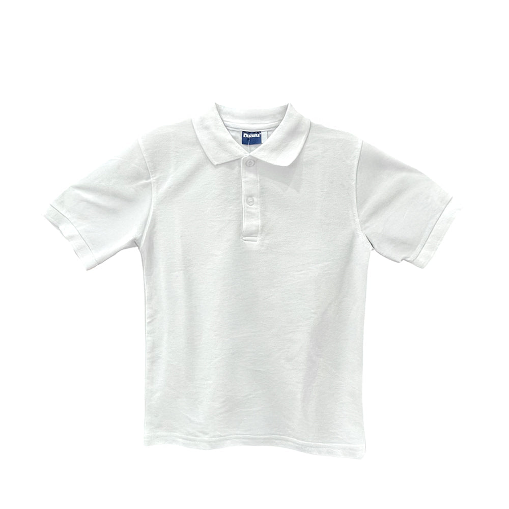 Polo Escolar Durable - Blanco / T - 8 - Durable - Titan.com.pa - 2100001060350