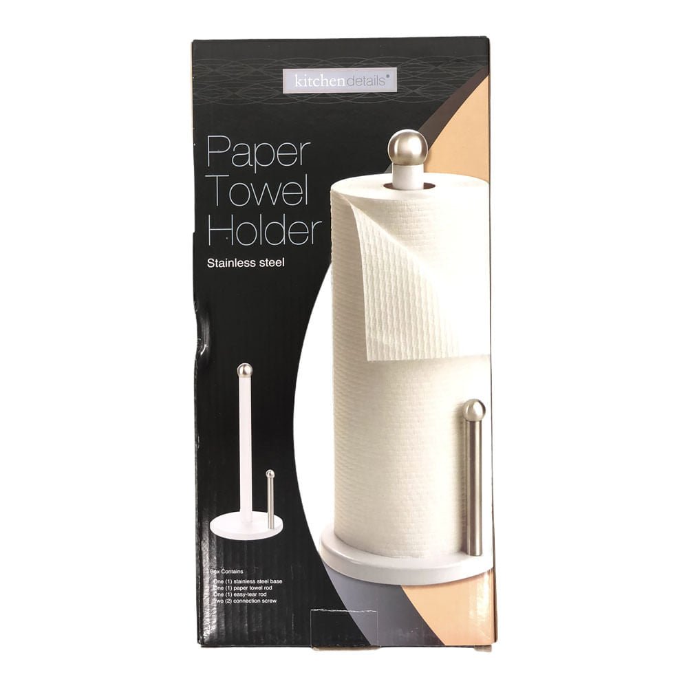 Porta Papel Toalla Kennedy Home de Acero Inoxidable