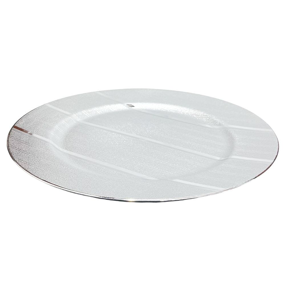 Porta Plato Navideño Decorativo / Silver 33 cm / Miro Christmas - Miro Christmas - Titan.com.pa - 7450206300214