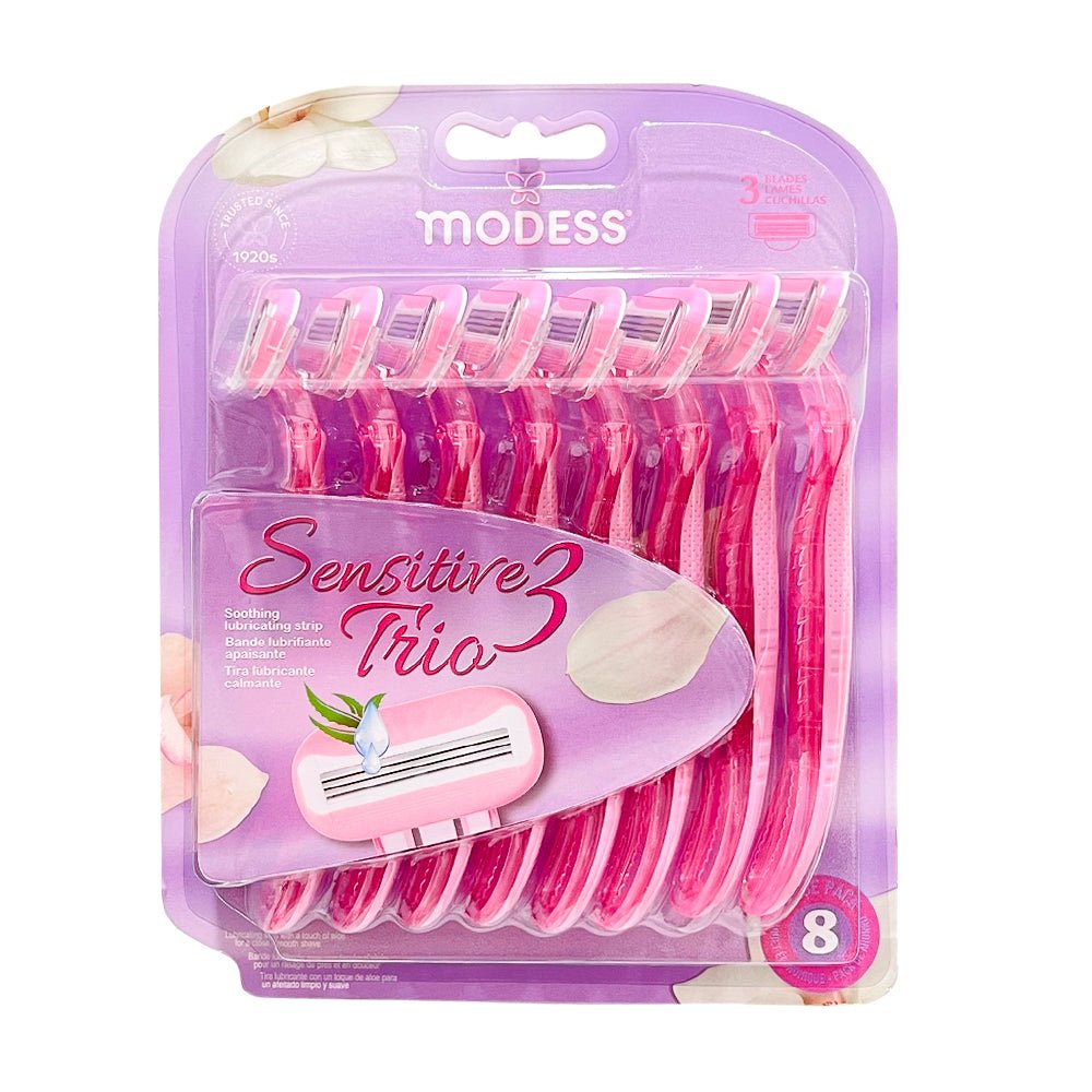 Rasuradora Modess Sensitive Trio 8 Piezas / Dama - Modess Sensitive - Titan.com.pa - 191554672154
