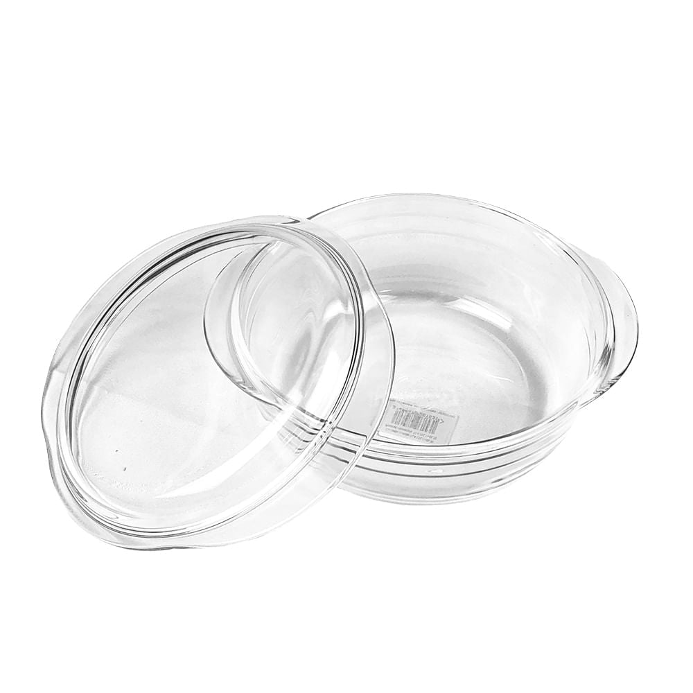 Refractario Ocuisine de Vidrio Redondo Con Tapa 1.4 L