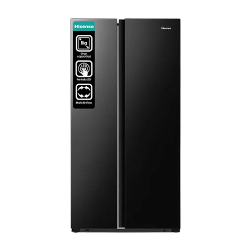 Refrigerador Hisense 18.3 Pies Cúbicos / Side By Side / Inverter / Negro - Hisense - Titan.com.pa - 6921727068842