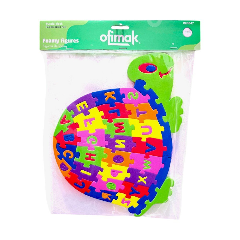 Rompecabeza de Foami Ofimak del Abecedario / Diseño de Tortuga - Ofimak - Titan.com.pa - 785571629514