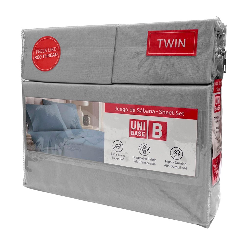 Sábana Lisa Twin Unibase / 4 Piezas / Surtida - Unibase - Titan.com.pa - 2100001097660