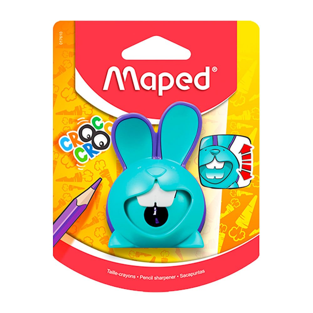 Sacapunta Maped Croc Con 1 Orificio y Depósito - Surtido
