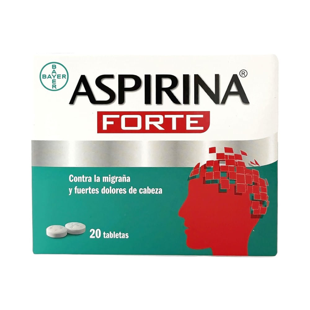 Aspirina Forte Bayer 20 Tabletas