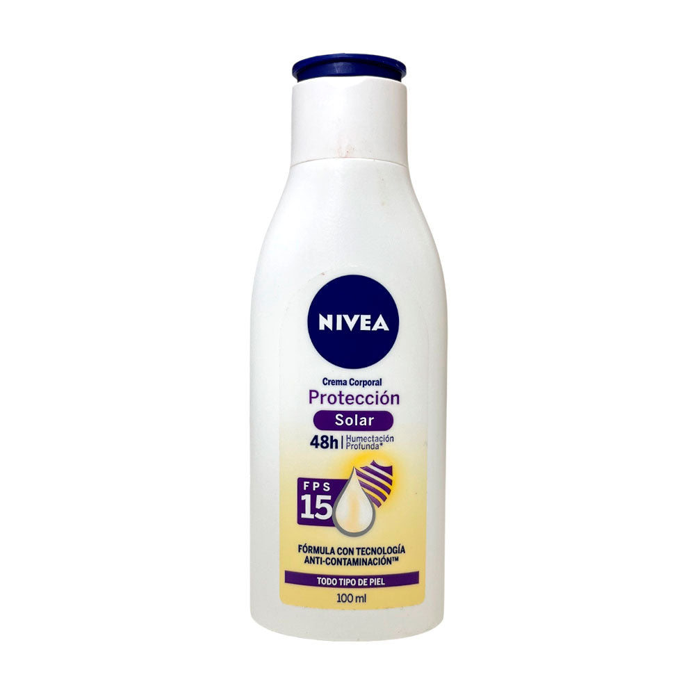 Crema Corporal Protección Solar Nivea FPS-15 100 ML
