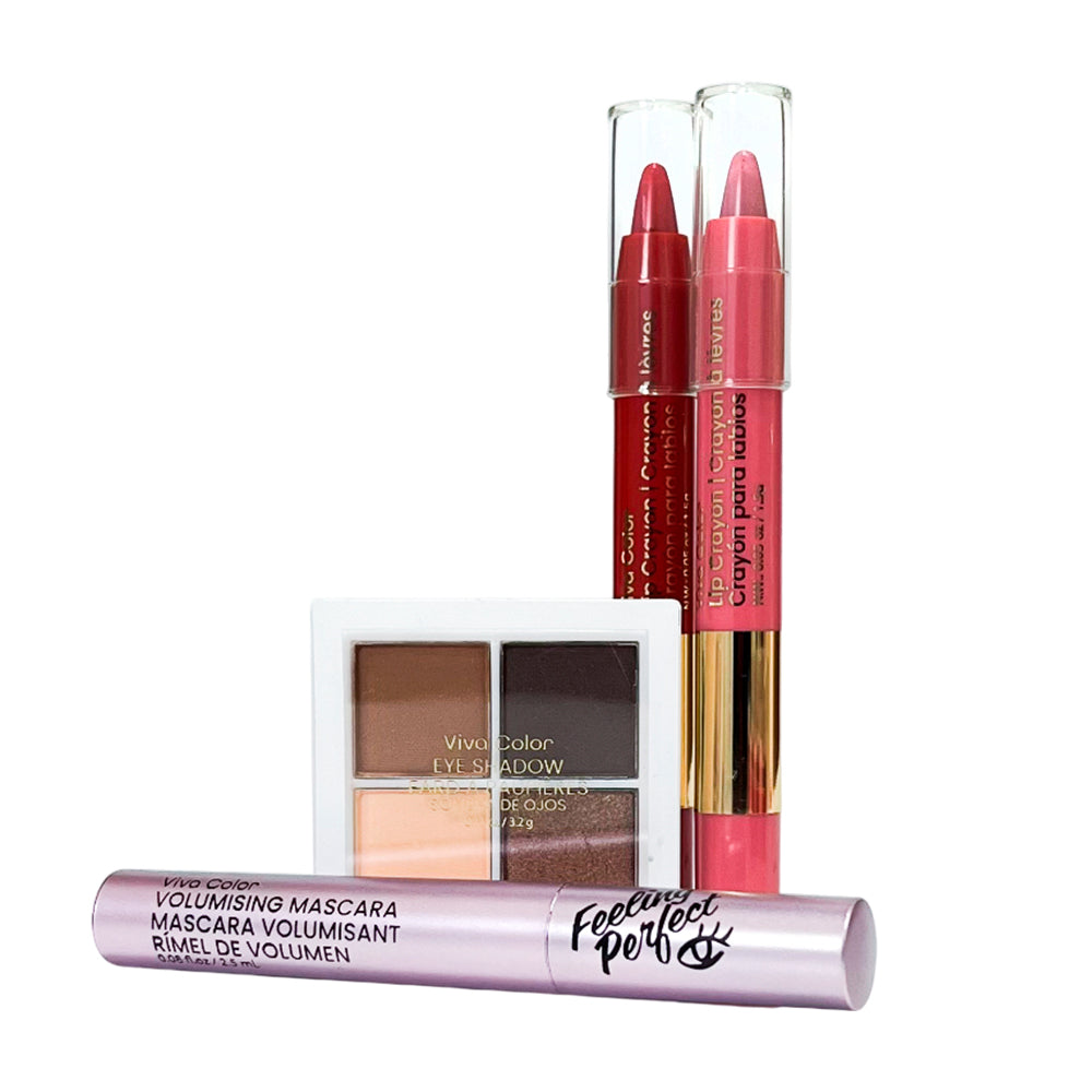 Lip & Eye Viva Color Twist & Flick Set De 7 Piezas