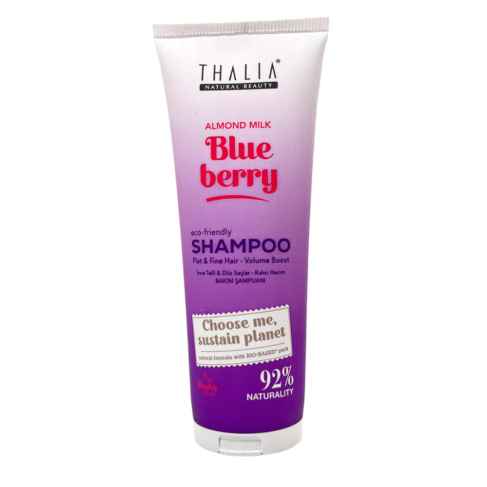Shampoo Thalia de Leche de Almendras y Arándanos / Cabello Liso / 250Ml