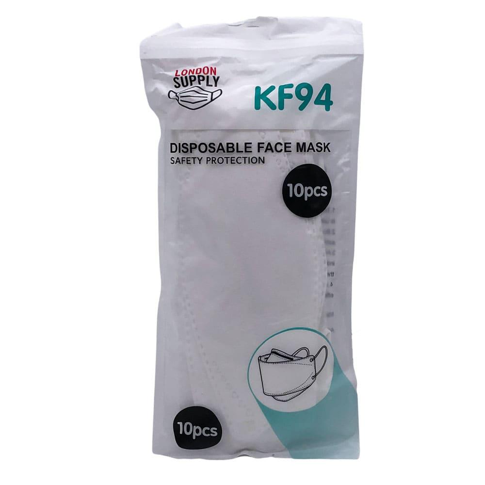 Mascarilla Desechable KF94 London 10 Piezas
