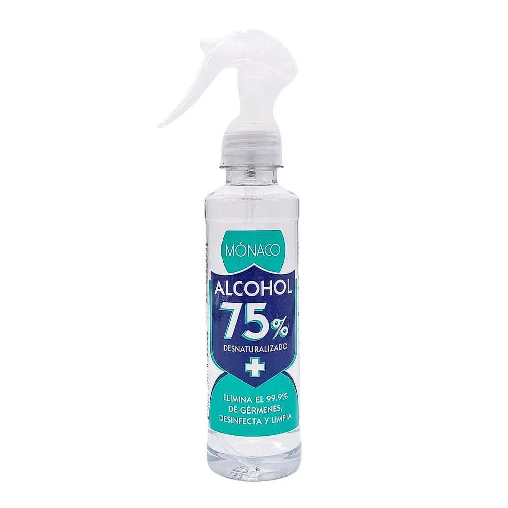 Alcohol Monaco Desnaturalizado 75% de 16 oz