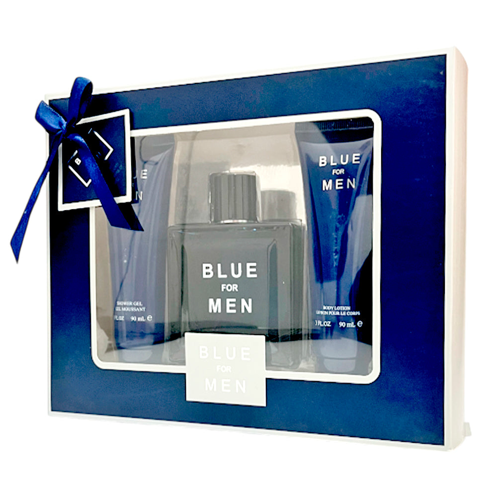 Estuche Perfume EBC Blue For Men Caballero 3 Piezas