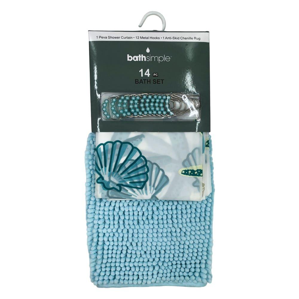 Set de Alfombra Para Baño Popular Bath Oceanía 14 Piezas