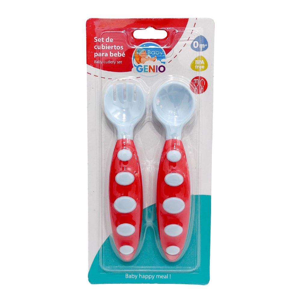 Set de Cubiertos Para Bebé Genio Baby / 2 Piezas / Surtido - Genio Baby - Titan.com.pa - 7593990032104