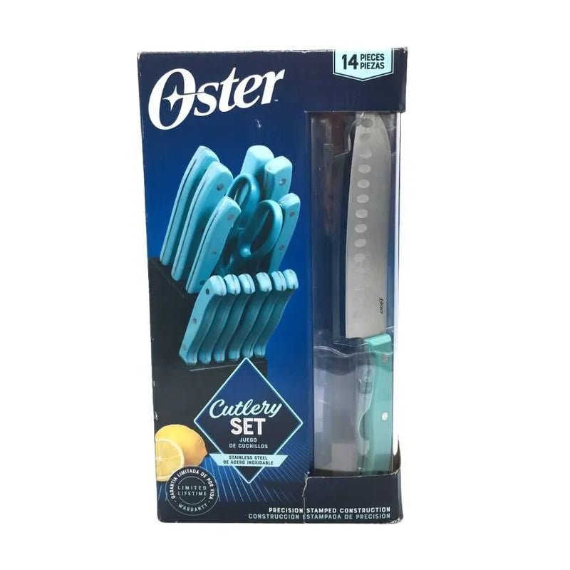 Set De Cuchillos Oster 14 Piezas Aqua - Oster - Titan.com.pa - 085081507808