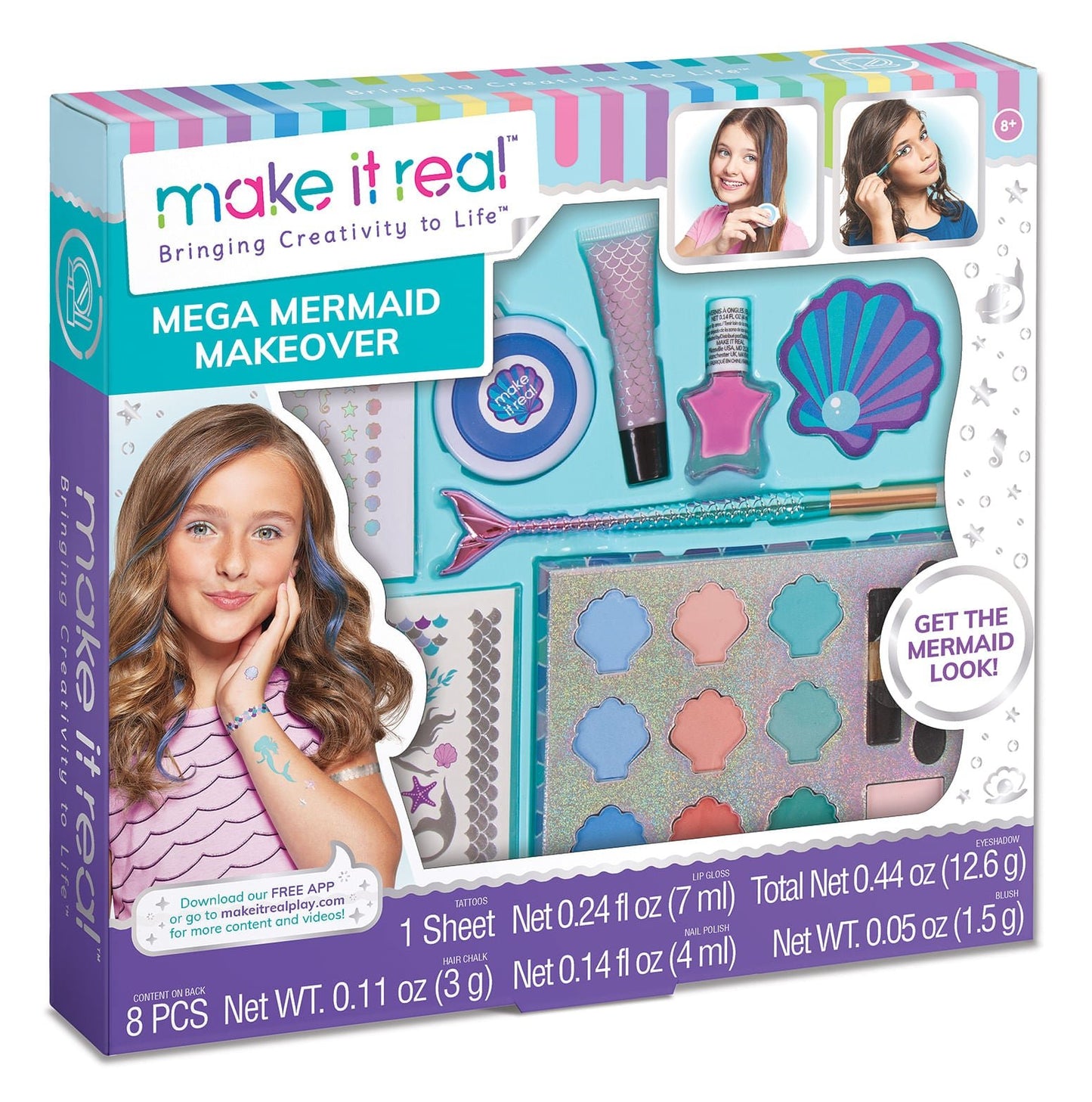 Set De Maquillaje de Sirena Make It Real