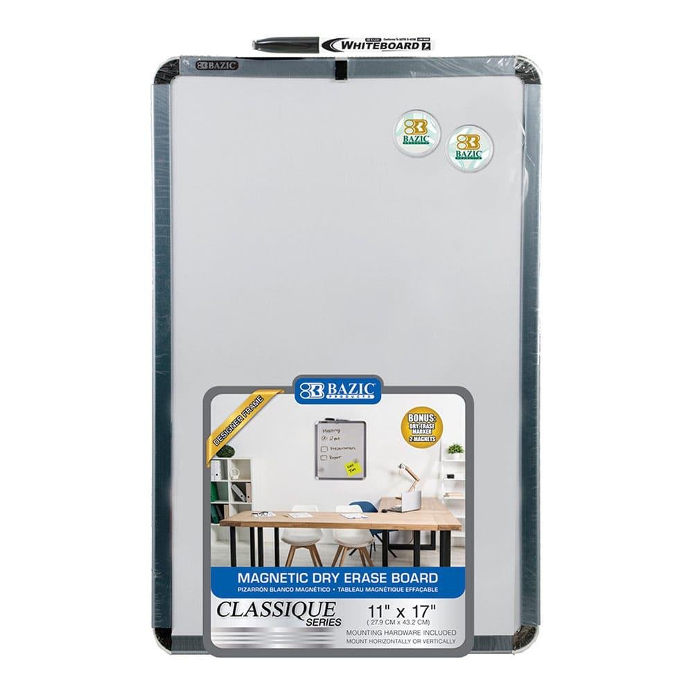 Set de Tablero Blanco Magnético Bazic 11" x 17"