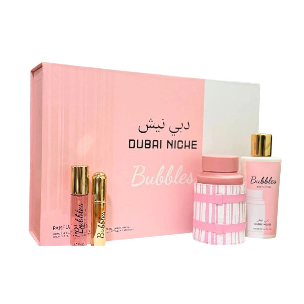 Set Dubai Niche Bubbles EDP 4 Piezas - Dama - Dubai Niche - Titan.com.pa - 7453048903698