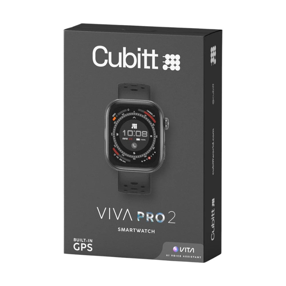 Smartwatch Cubitt VIVA Pro 2 / VITA AI / Obsidian Black - Cubitt - Titan.com.pa - 850071934205
