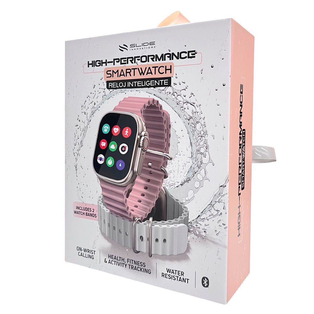 Smartwatch Slide Innovations SW475WHPK / Pantalla 2.01" / Llamadas Bluetooth / Rosado - COBY - Titan.com.pa - 643620036075