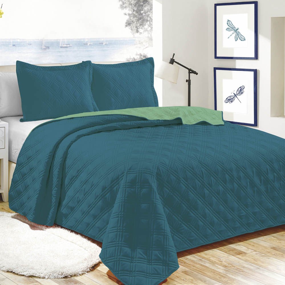 Sobrecama Home Accents Set de 3 Piezas - KING