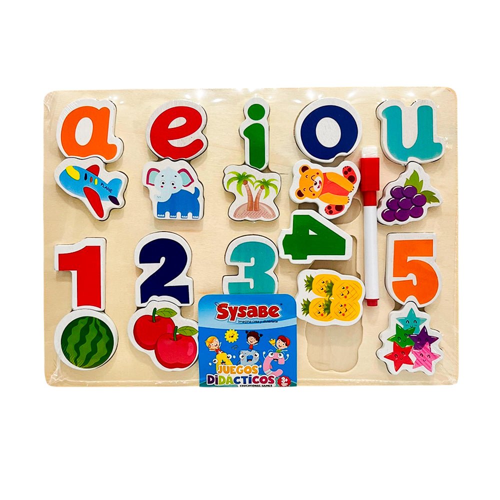 Tabla Didáctica ABC y Números / Sysabe - Sysabe - Titan.com.pa - 7591213033952