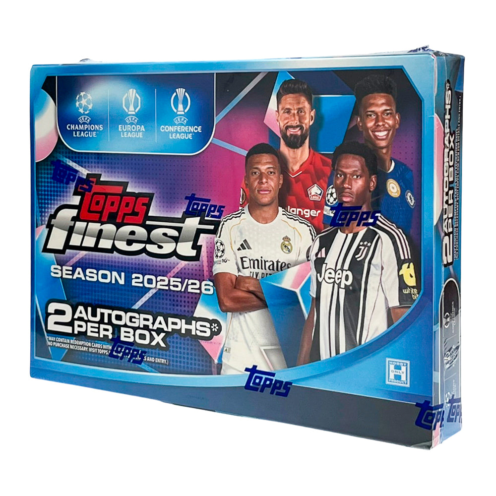 2025-26 UEFA Champions League Finest Hobby caja de cartas Topps
