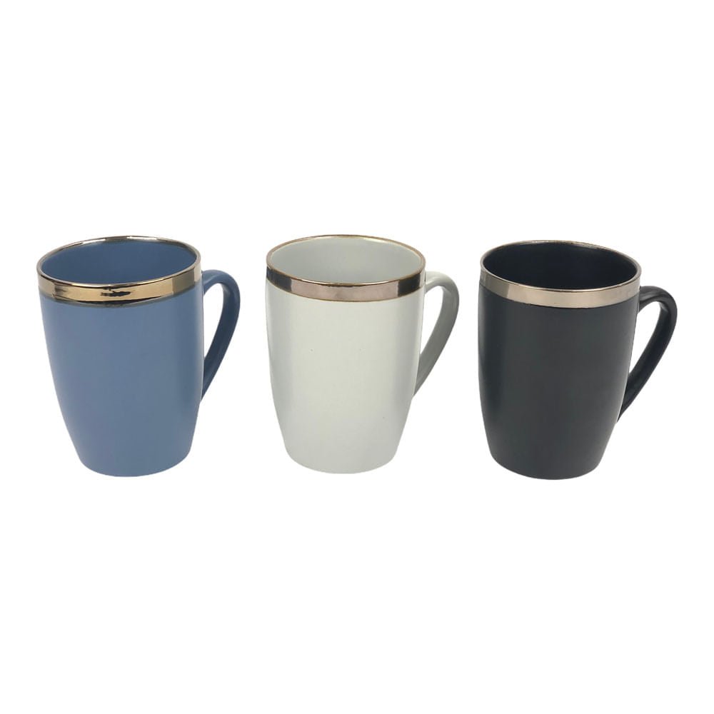 Tazas Life Art Ceramica 3 Piezas 12oz - Surtido