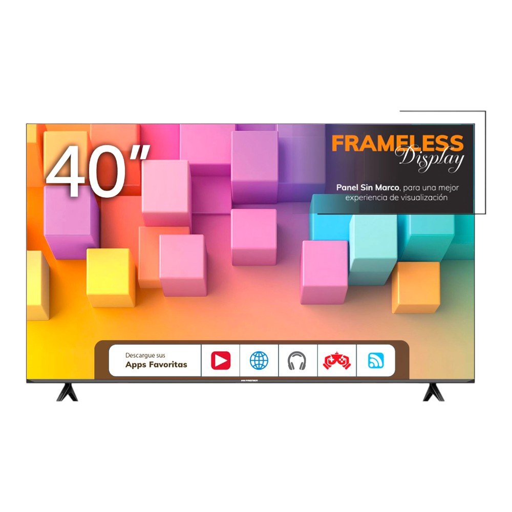 Televisor Premier 40" / FHD Smart / Sin Marco / DVB - 12 - Premier - Titan.com.pa - 7453094304036