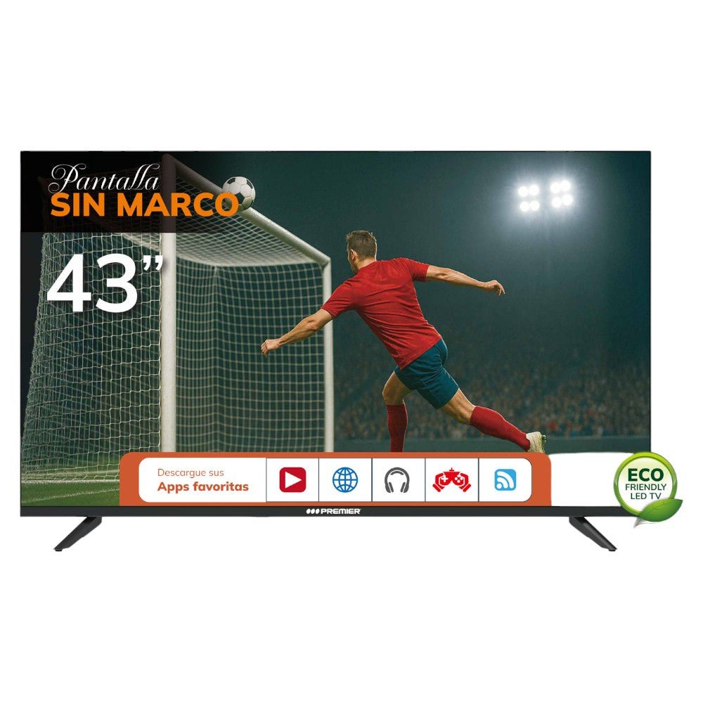 Televisor Premier 43" / FHD Smart / Sin Marco / DVB - 12 - Premier - Titan.com.pa - 7453094304043