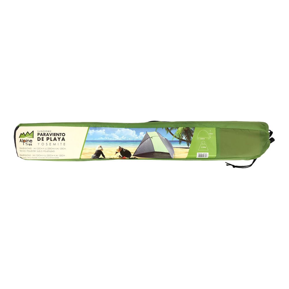 Tienda Para Viento de Playa Alpine Trek 220 cm x 120 cm