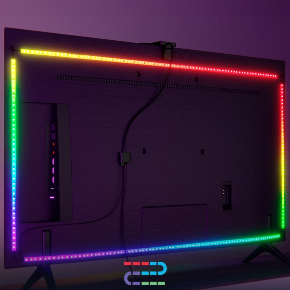 Tira de Luz Led Intel y Cámara Para Televisor de 55