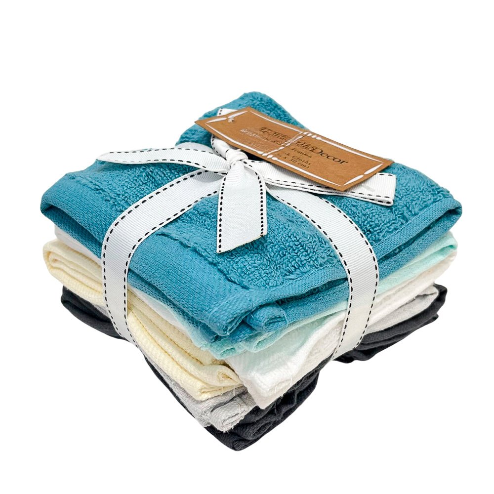 Toalla de Cara / Riviera / 12" x 12" / Set de 6 Piezas / Surtido - Riviera - Titan.com.pa - 819427019393