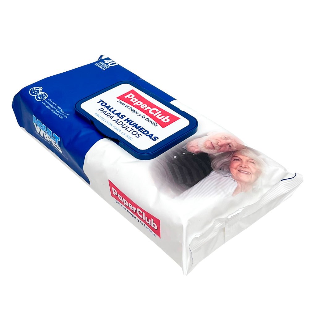 Toallitas Húmedas Para Adultos PaperClub 40 Wipes - Paper Club - Titan.com.pa - 7453116336892