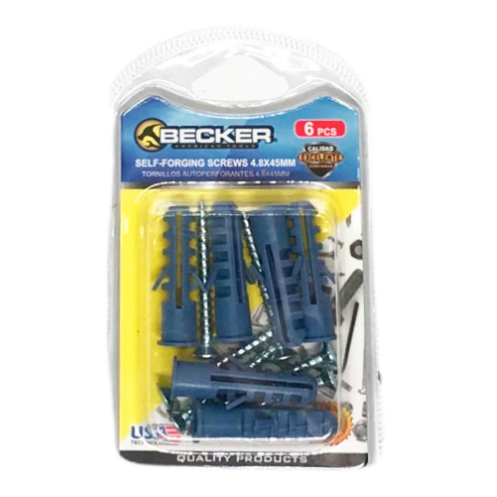 Tornillos Autoperforantes Becker 4.8 mm x 45 mm