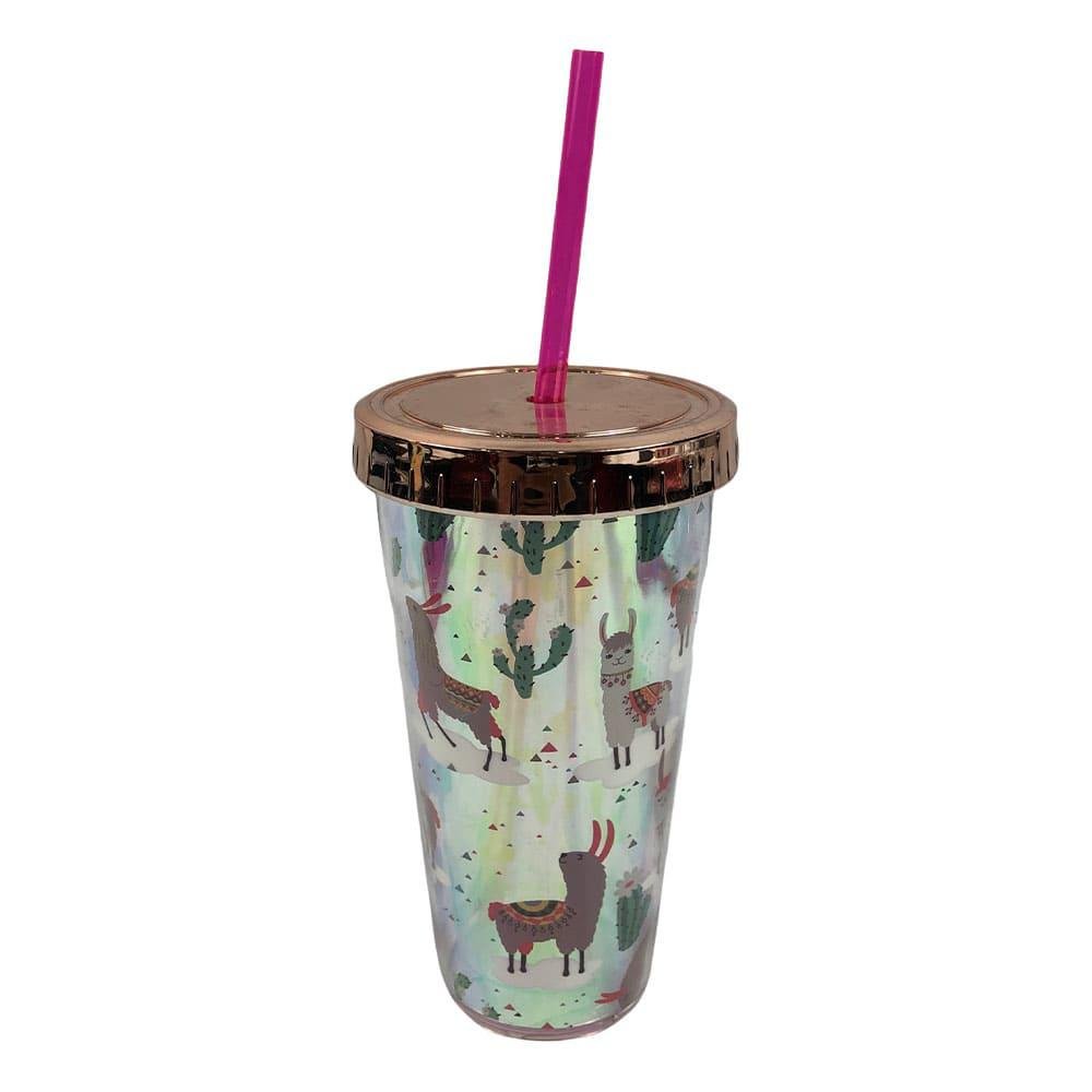Vaso Acrílico Con Tapa y Carrizo Home Elegance 16 cm x 9 cm - Surtido
