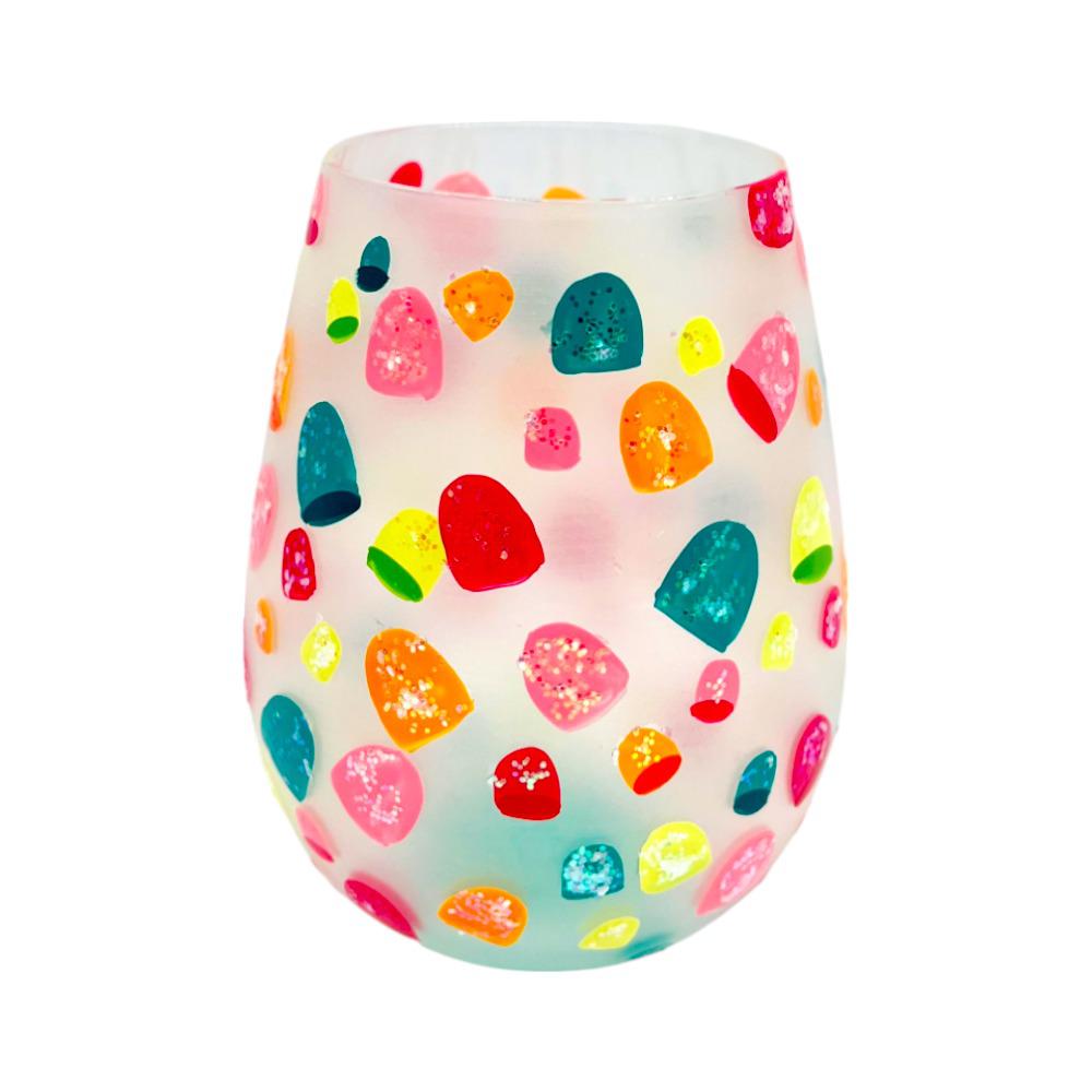 Vaso de Vidrio Atn Lolita Estampado de 20Oz