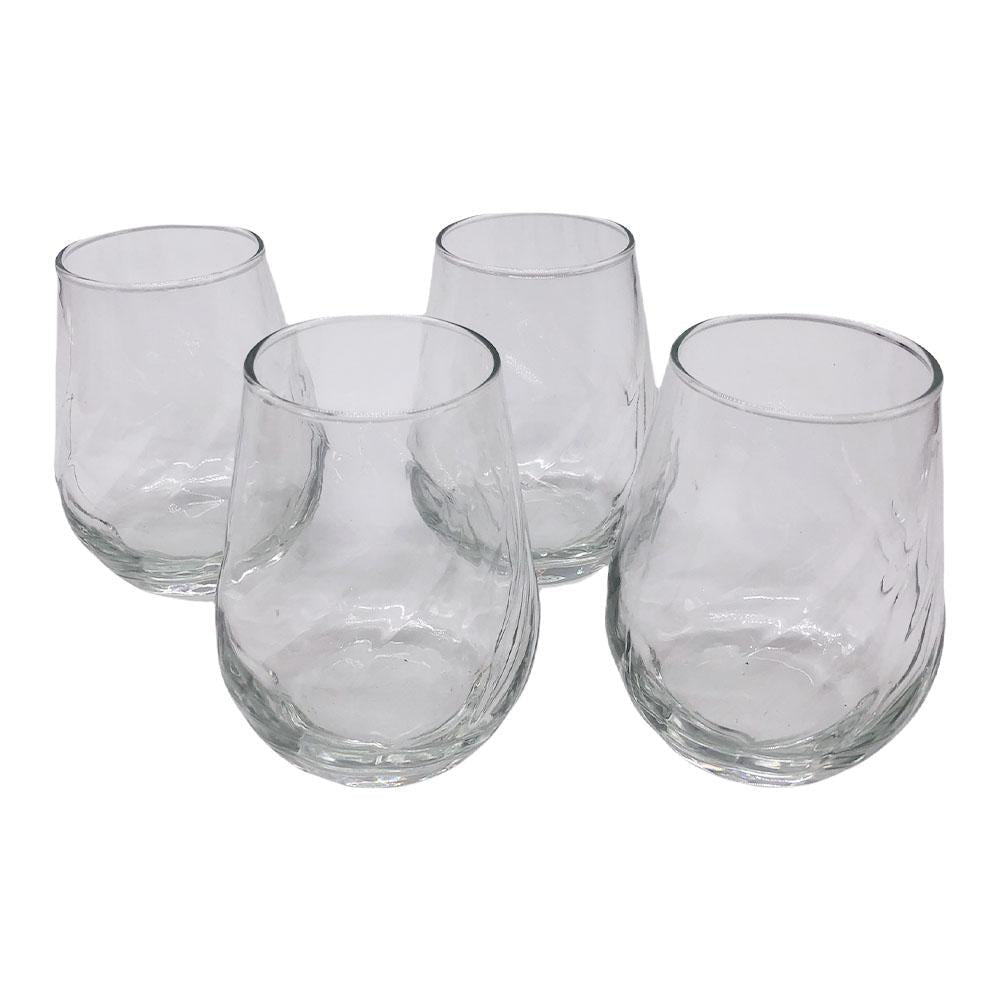 Vaso de Vidrio Fuego Cristar 16 oz 4 Piezas