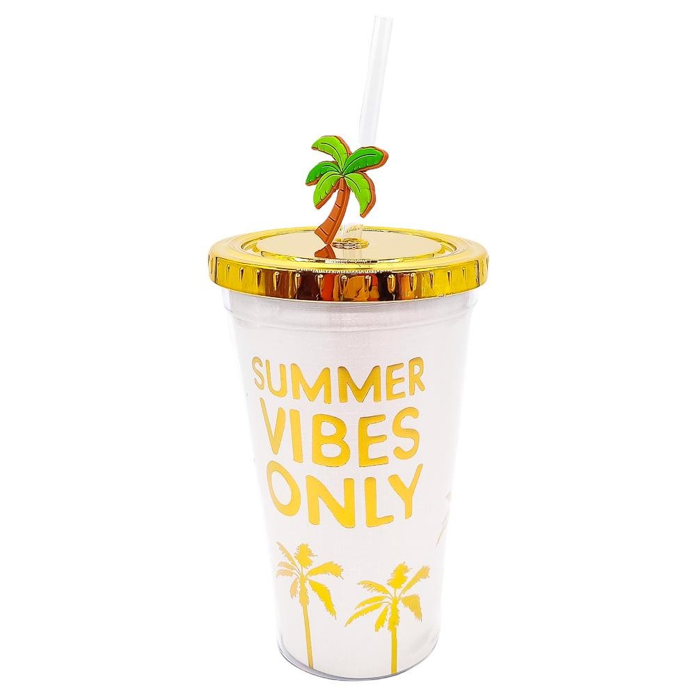 Vaso Térmico Life Art Con Carrizo 450 ml - Surtido