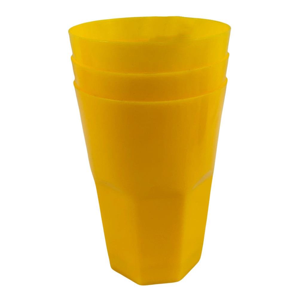 Vasos Plástico Home Elegance 11.5 cm x 8 cm 3 Piezas - Surtido