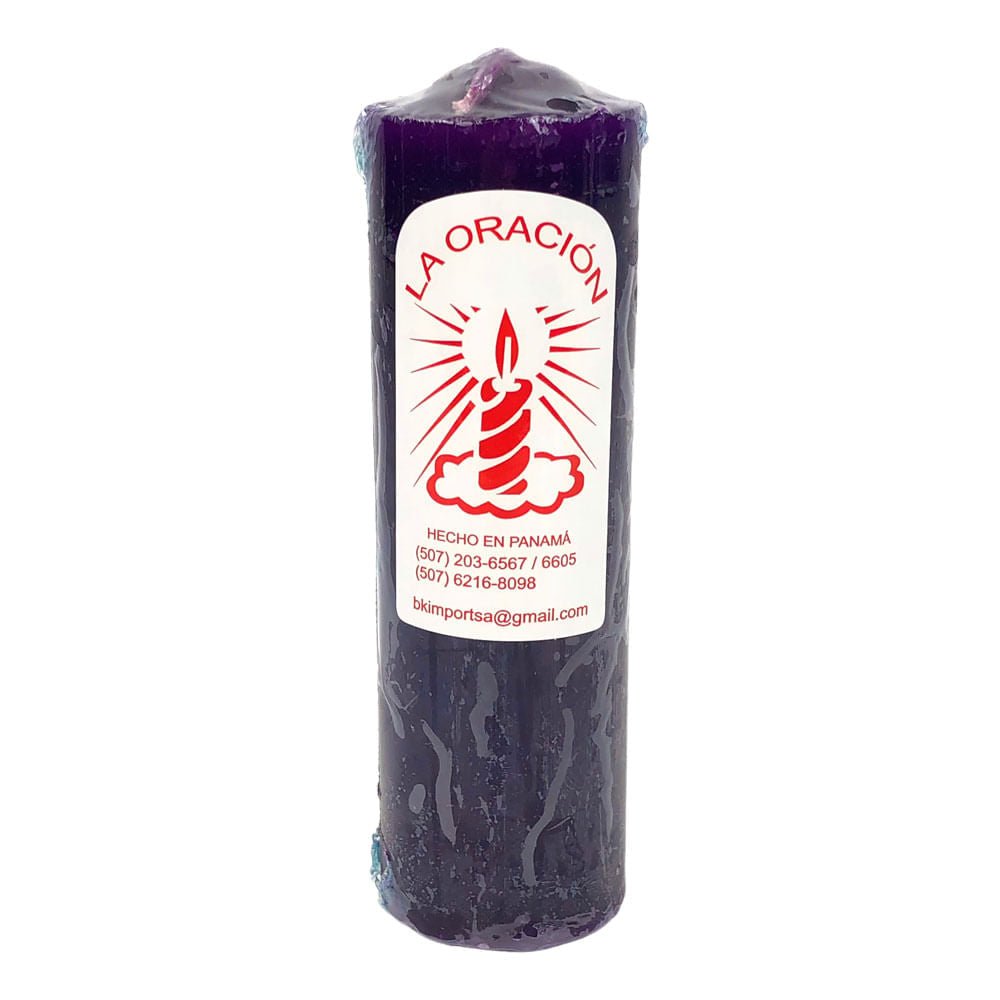 Vela 100 La Oración - Morado
