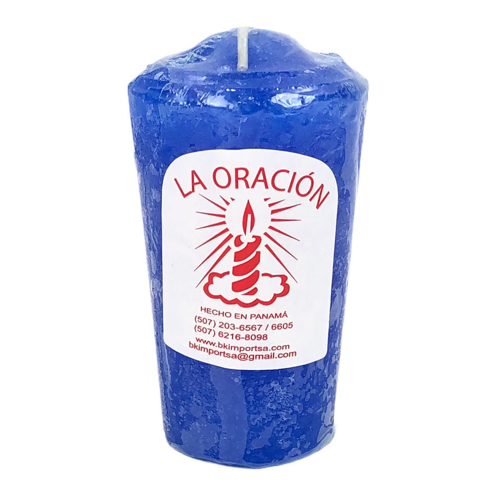 Vela 50 La Oración - Azul