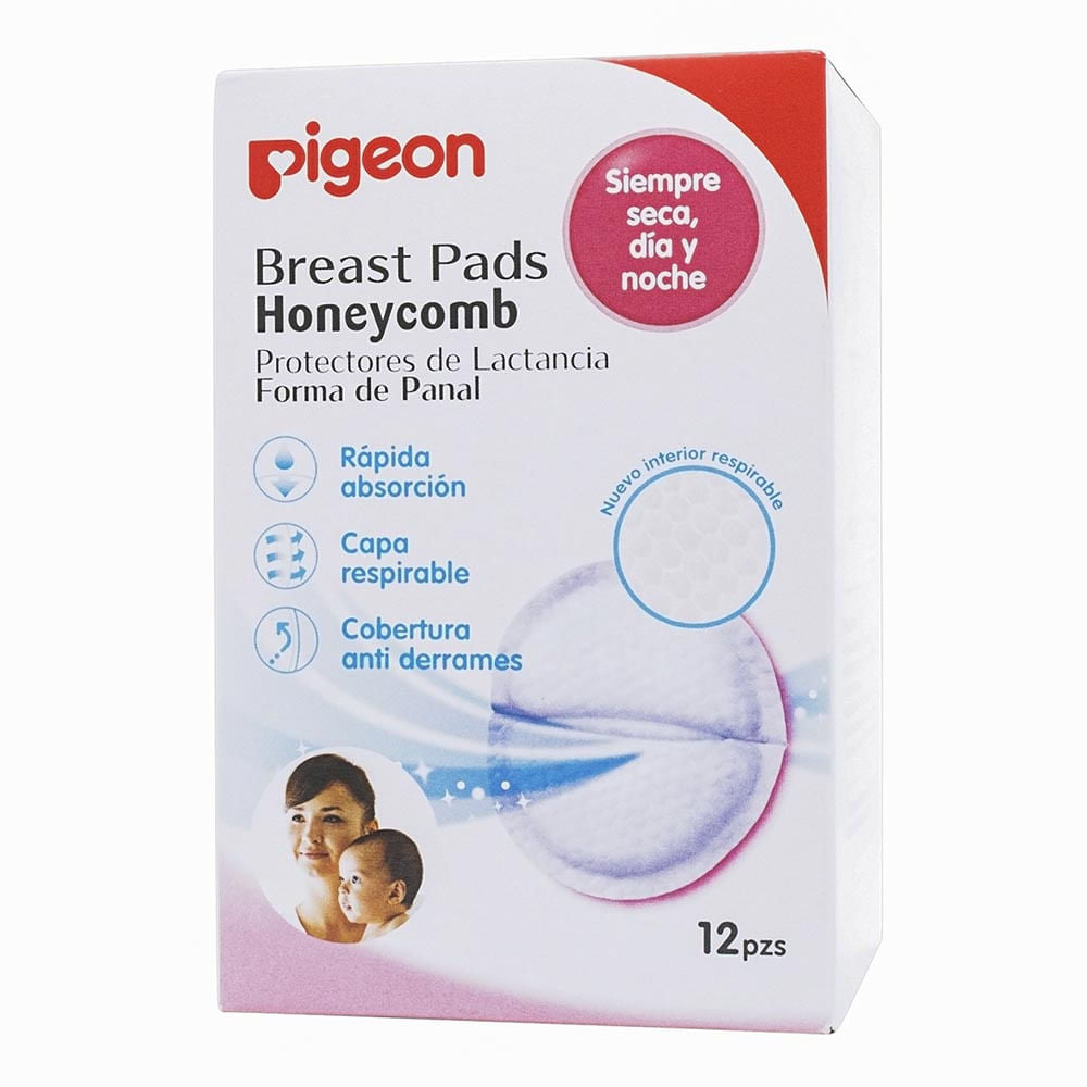 Protectores de Lactancia Pigeon Honey Comb 12 Piezas