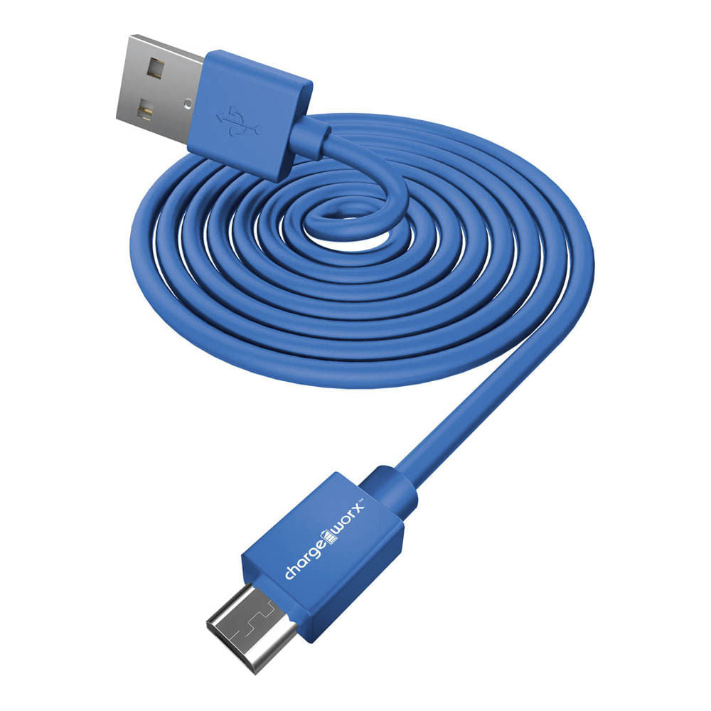 Cable Cargador ChargeWorx Azul