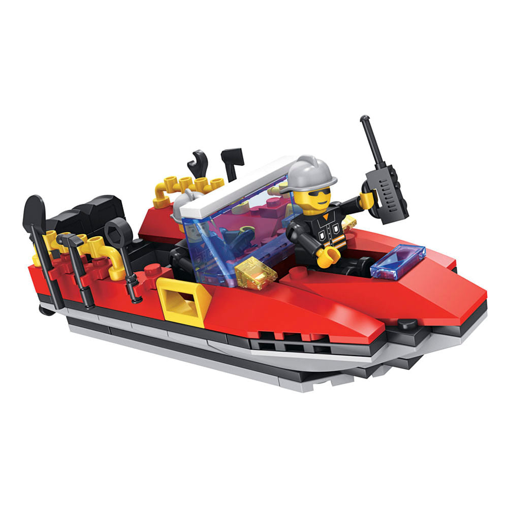 Bloques Build Me Up Bombero 118 Piezas