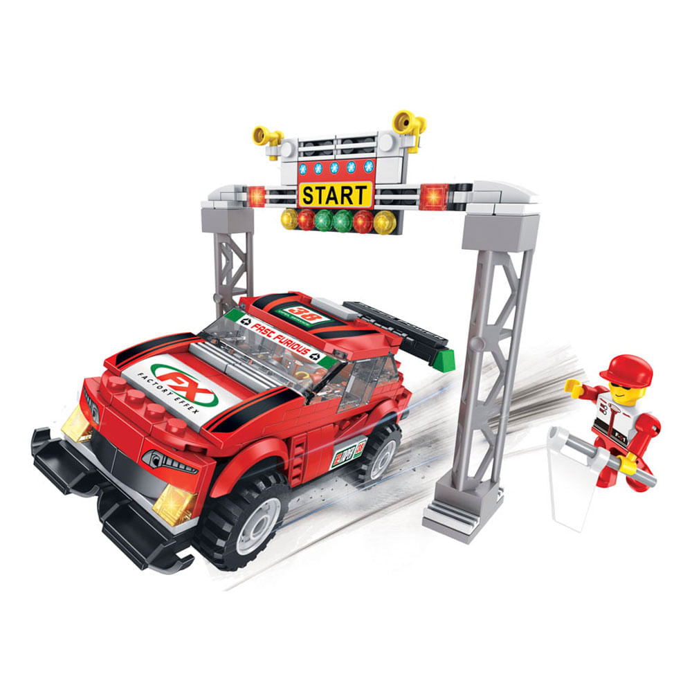 Bloques Build Me Up Race Brick 255 Piezas